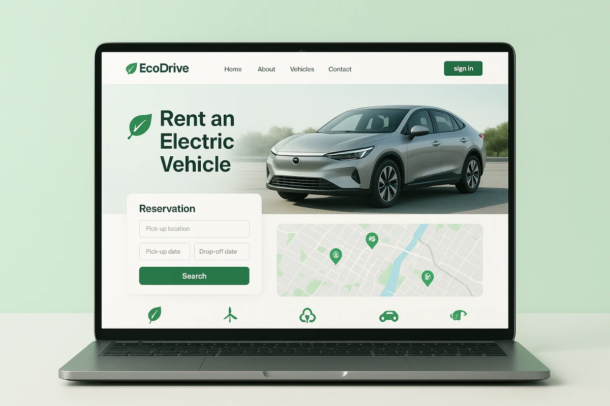 EcoDrive website design
