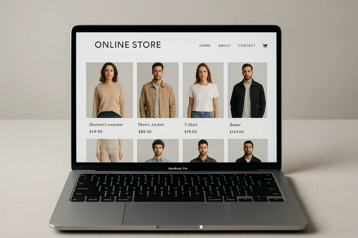 E-commerce website design